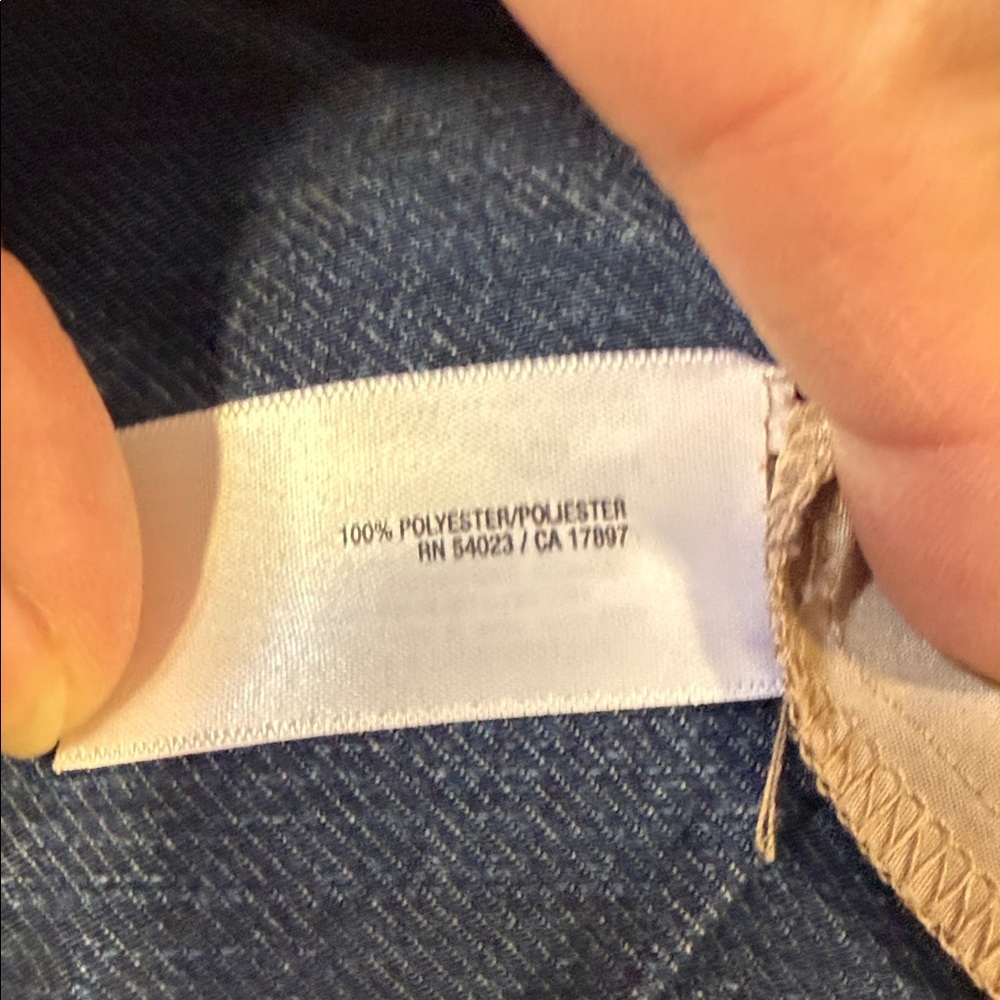 OLD NAVY Tan Button-Up Blouse - Picture 8 of 11
